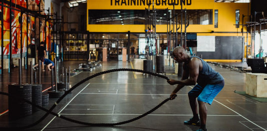 Whole-body training effort — the kind of loading the sarcopenia research measures