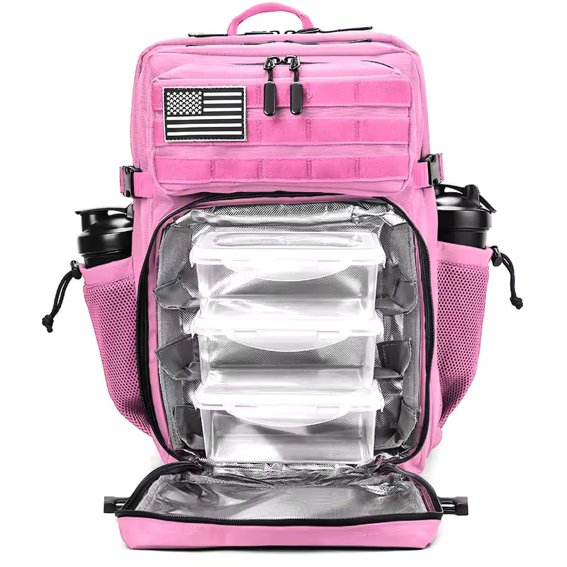 IronBackpack Thermal 45L gym backpack in pink