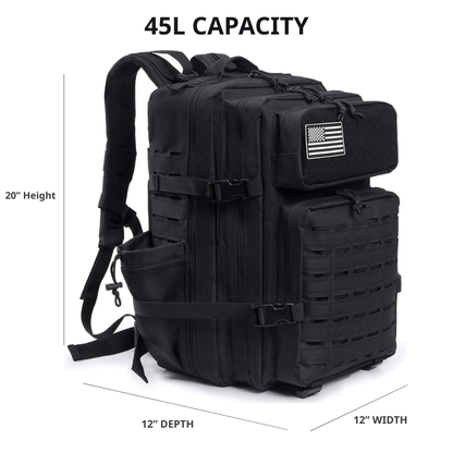 IronBackpack® Pro 45L (Training, Work, Travel)