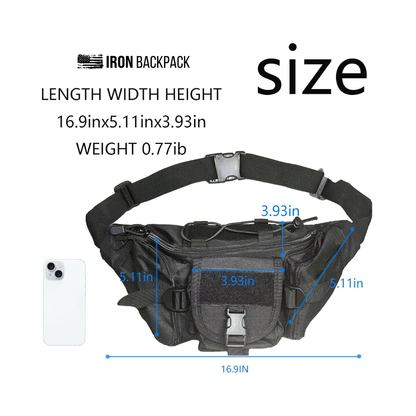 IronBackpack® Tactical Fanny Pack IRONBACKPACK