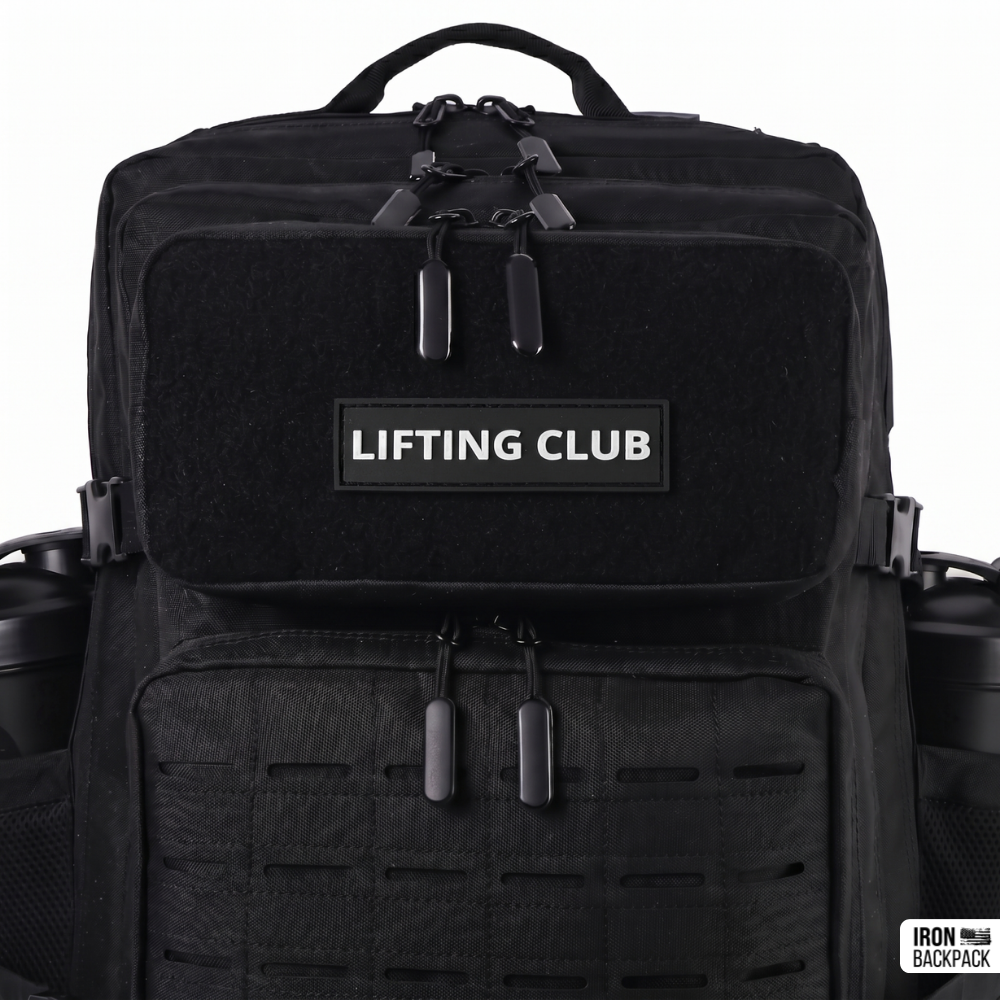 LIFTING CLUB Patch - Removable Hook & Loop Patch