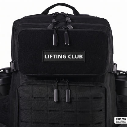 LIFTING CLUB Patch - Removable Hook & Loop Patch