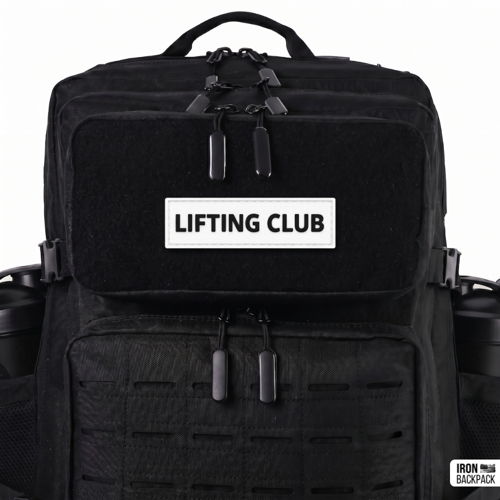LIFTING CLUB Patch - Removable Hook & Loop Patch