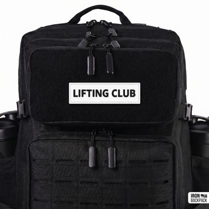 LIFTING CLUB Patch - Removable Hook & Loop Patch