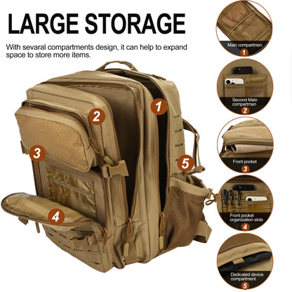 IronBackpack® Pro 45L - Khaki