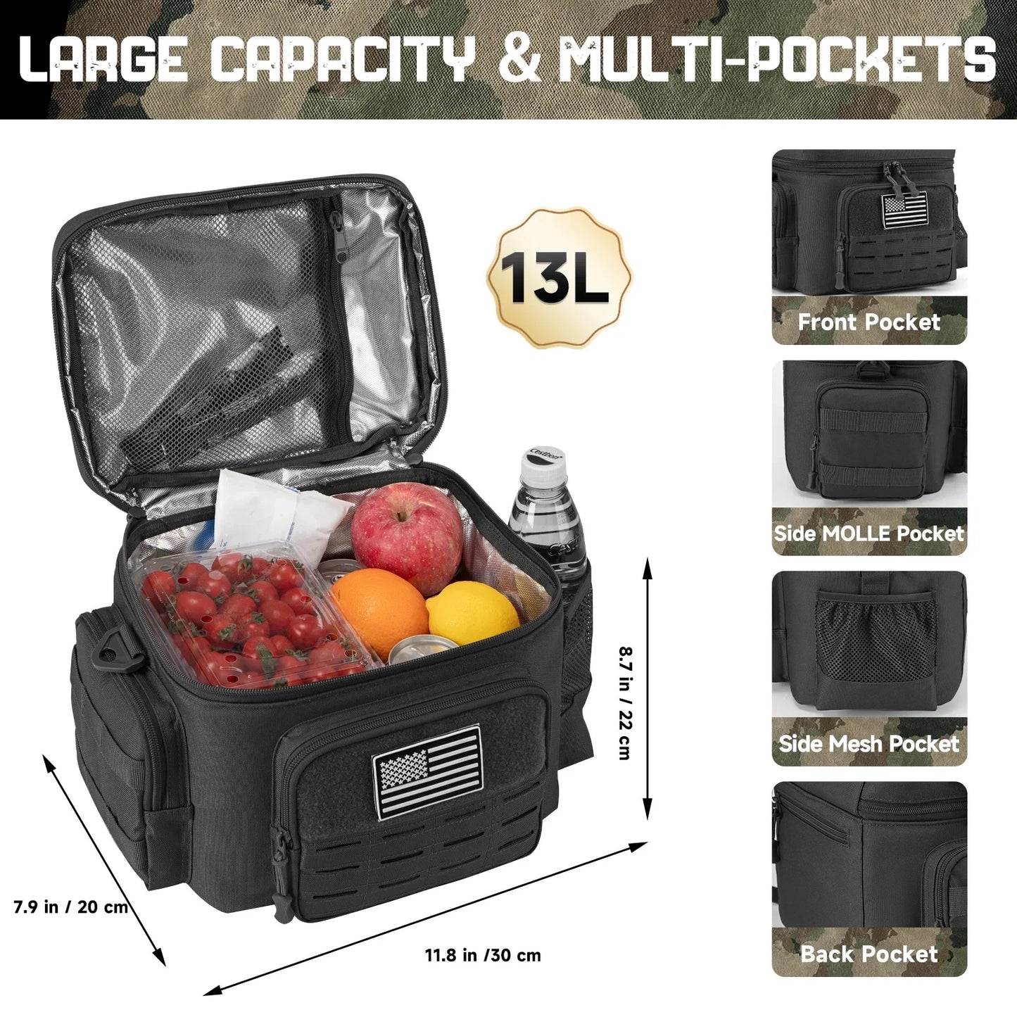IronBackpack® Tactical Thermal Bag 13L IRONBACKPACK