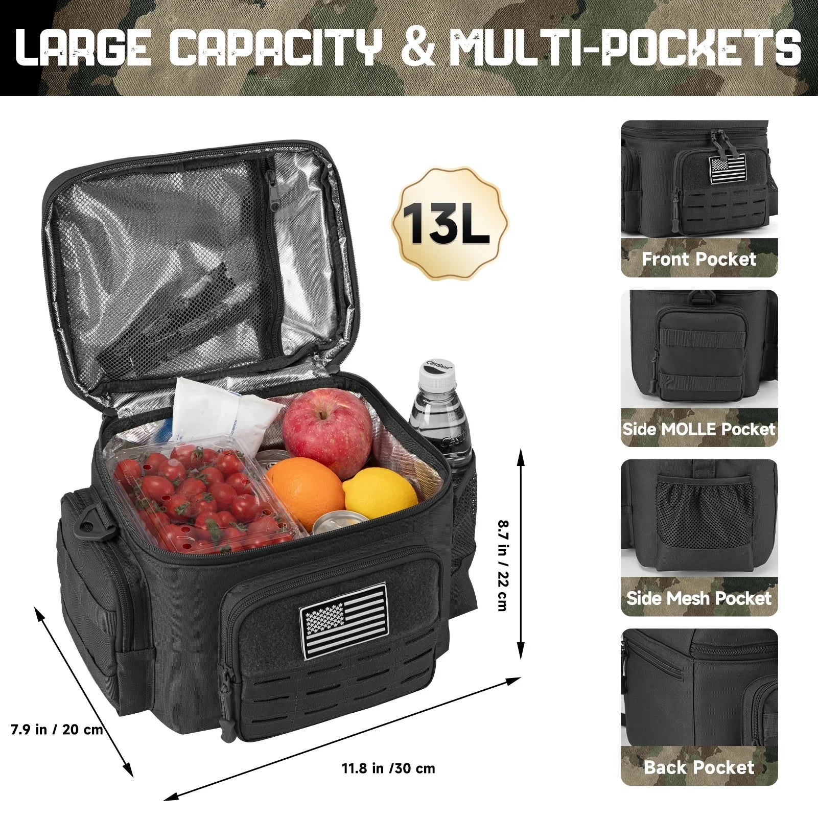 IronBackpack® Tactical Thermal Bag 13L IRONBACKPACK