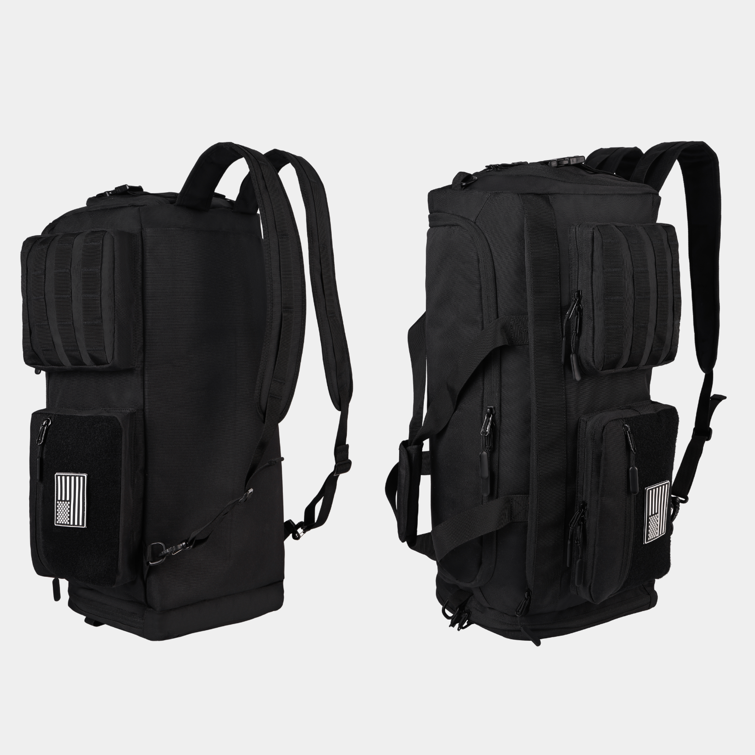 IRONBACKPACK® 50L Training Duffle Bag - Black IRONBACKPACK