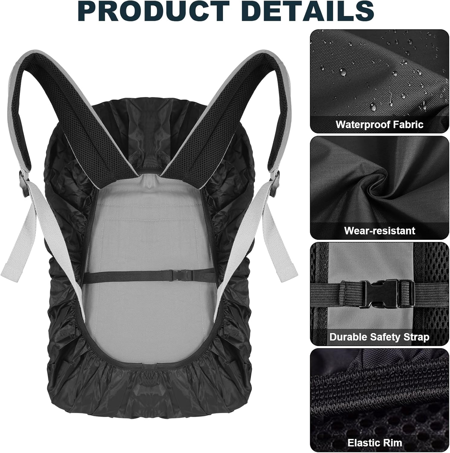 IronBackpack® Waterproof Backpack Rain Cover (45L) IRONBACKPACK
