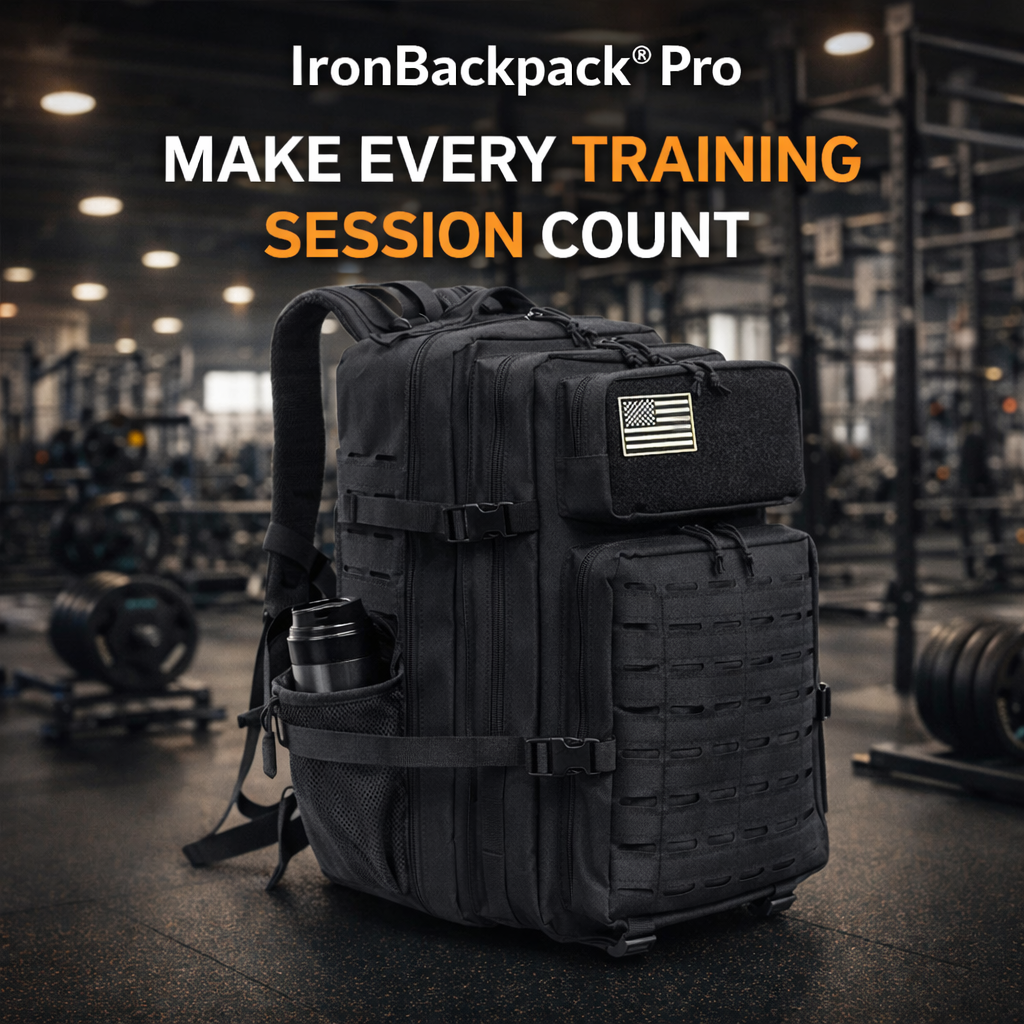 IronBackpack® Pro 45L (Training, Work, Travel)