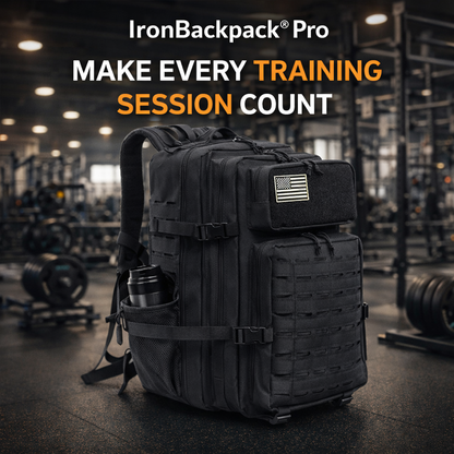 IronBackpack® Pro 45L (Training, Work, Travel)