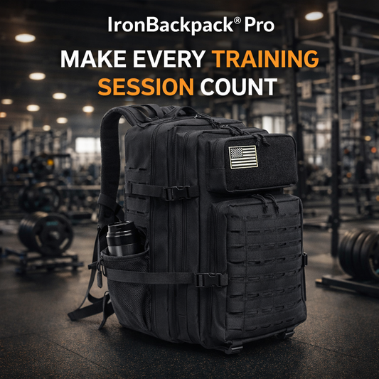 IronBackpack® Pro 45L (Training, Work, Travel)